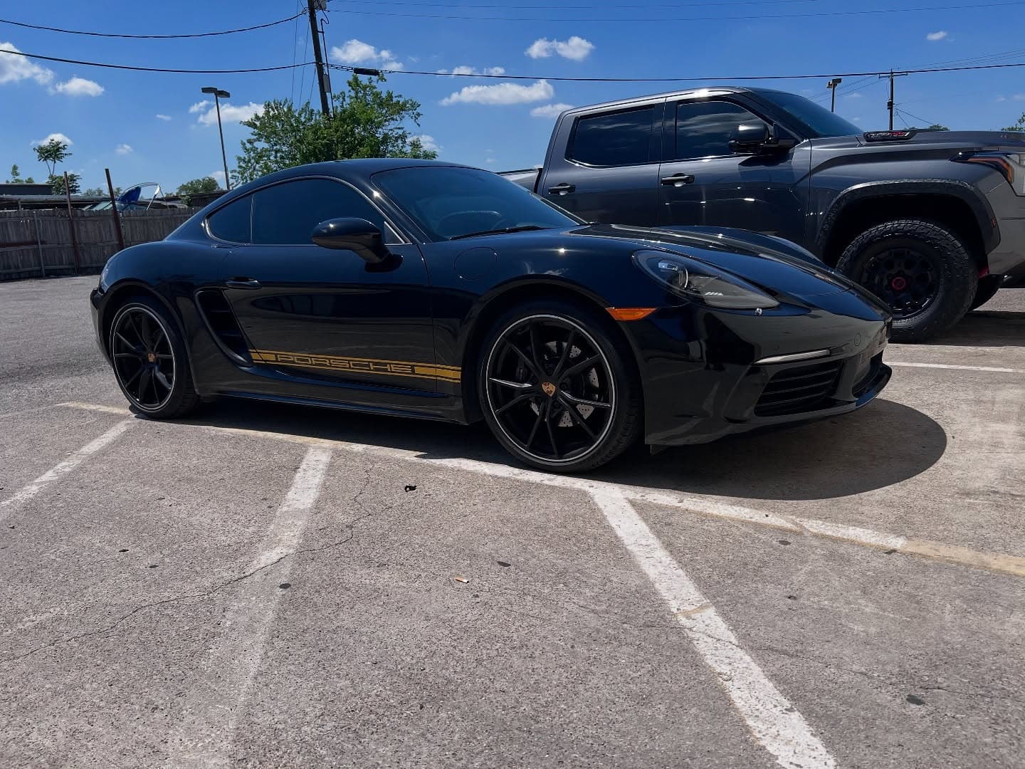 Vinyl Wraps at Dallas Tint Shop on a Porsche